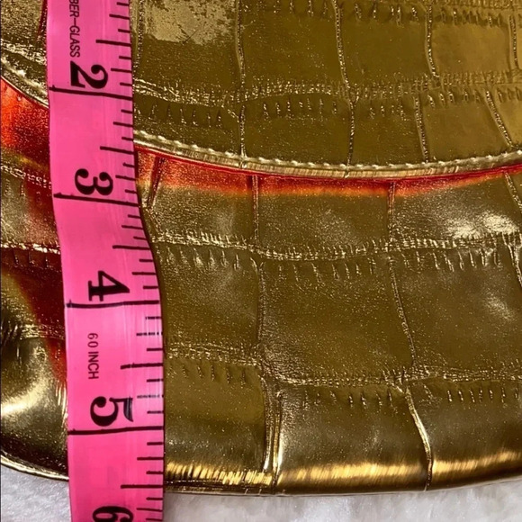 Estée  Lauder shiny croc faux leather makeup pouch - Picture 7 of 9
